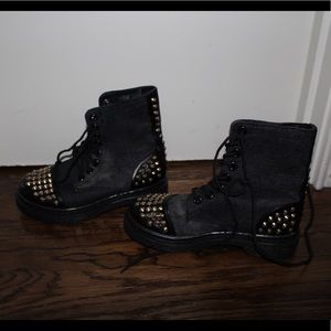 black high top sneakers dance shoes